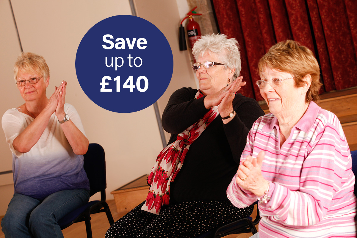 Save up to £140 on Chair-based Fitness Course Packages